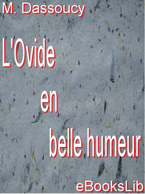 Title details for Ovide en belle humeur, L' by M. Dassoucy - Available
